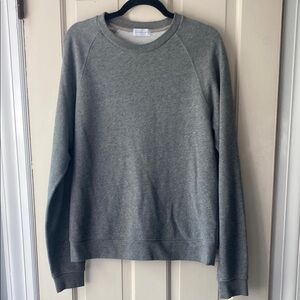 John Elliott Classic Gray Crewneck Sweater
